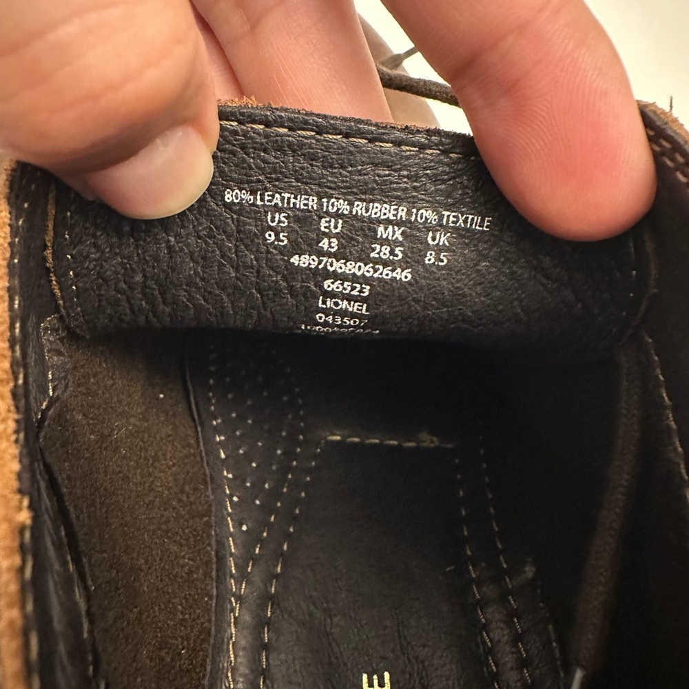 Structure Lionel Men's Leather Chukka Boots in Brown Size 9.5 - Picture 6 of 12